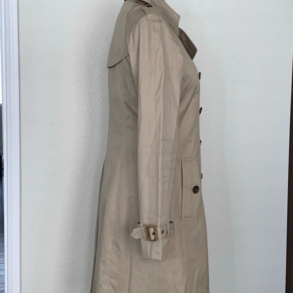 Banana Republic Trench Coat Small ECU - Picture 3 of 15